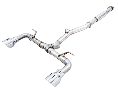 AWE Subaru BRZ/Toyota GR86/Toyota 86 Track Edition Cat-Back Exhaust-Chrome Silver Tips