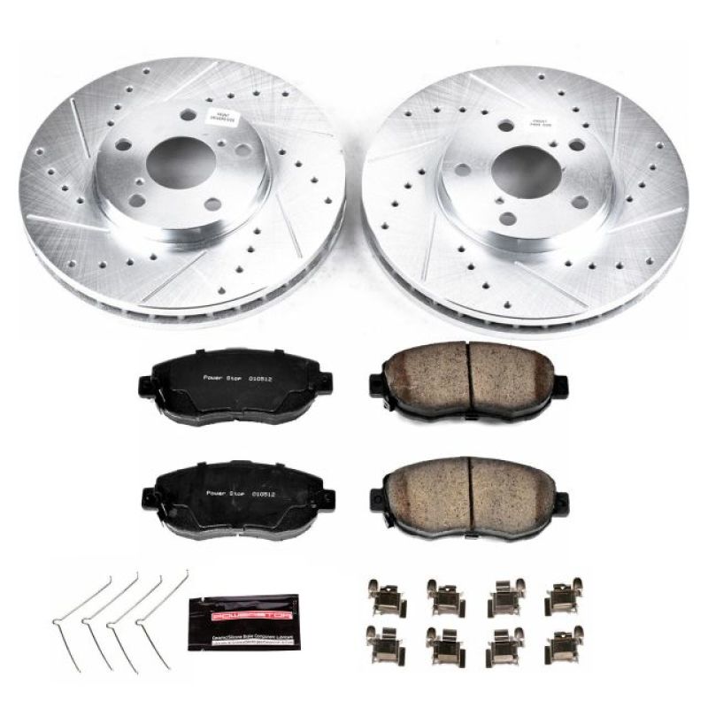 Power Stop 93-05 Lexus GS300 Kit de freno delantero Z23 Evolution Sport