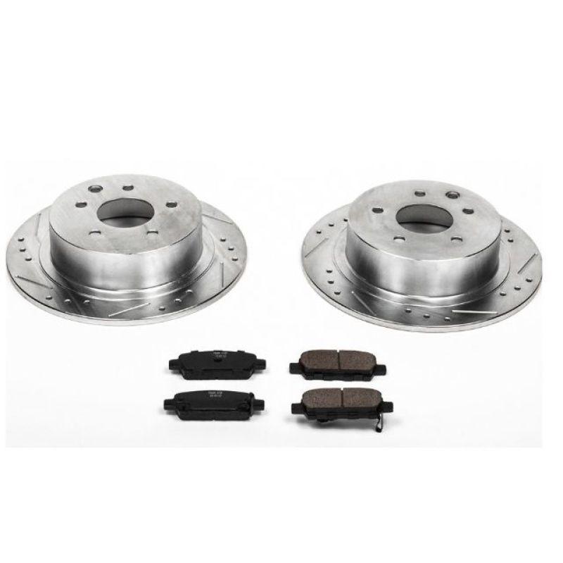 Power Stop 02-06 Nissan Altima Trasero Z23 Evolution Sport Kit de Freno