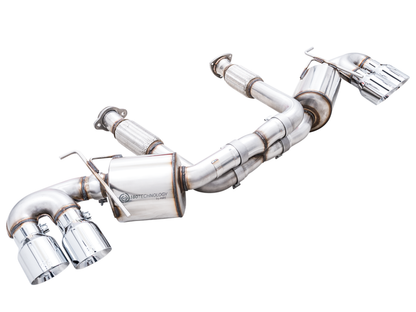 Escape AWE Tuning 2020 Chevrolet Corvette (C8) Touring Edition - Quad Chrome Silver Tips