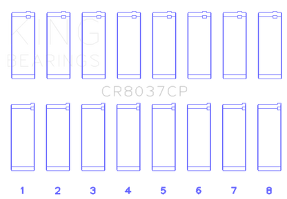 King Engine Bearings 01-09 GM Duramax 6.6L A Rod (Size STD) Connecting Rod Bearing Set