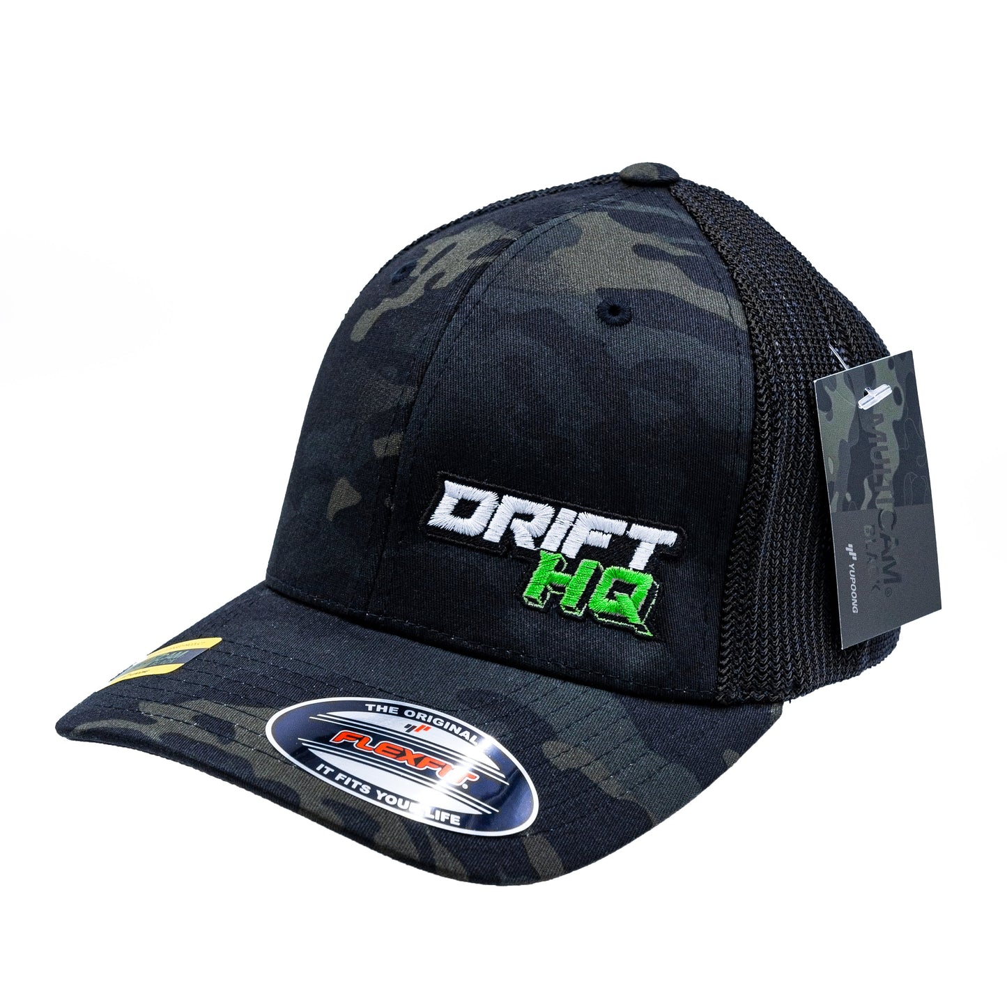 Drift HQ - CAMO CRICK CURVED BILL SNAPBACK HAT (NEW)