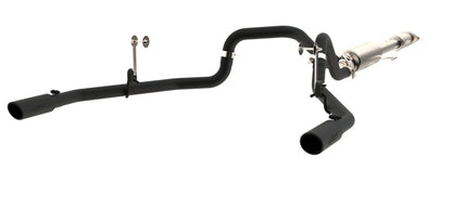 MBRP 2015 Ford F-150 5.0L 3in Cat Back Dual Split Salida trasera Sistema de escape negro