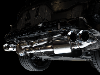 Escape AWE Tuning 2020 Chevrolet Corvette (C8) Touring Edition - Quad Chrome Silver Tips