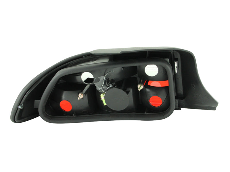 ANZO 1996-1999 BMW Z3 Lanternas traseiras vermelhas/transparentes