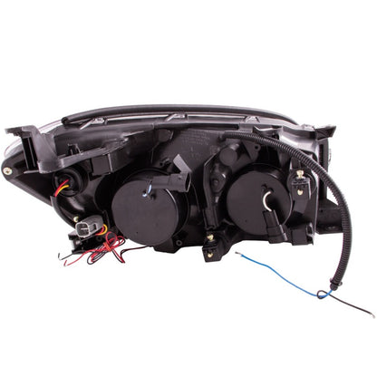 ANZO 2006-2008 Toyota Rav4 Projetor Faróis com Halo Preto