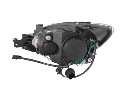 ANZO 2004-2007 Mitsubishi Lancer Projector Faróis c/ Halo Black (CCFL)