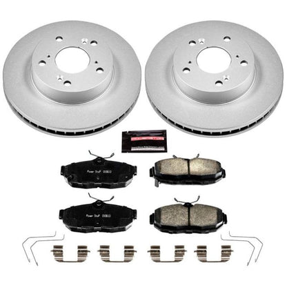 Power Stop 12-15 Honda Civic Delantero Z17 Evolution Geomet Kit de Freno Revestido