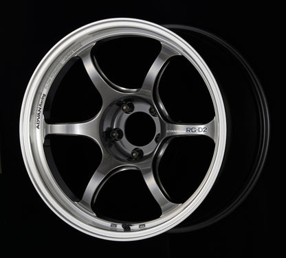 Advan RG-D2 16x6.5 +45 4x100 Machining and Racing Hyper Black Wheel