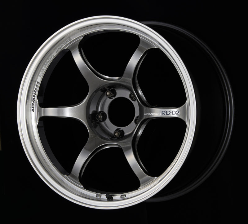 Advan RG-D2 18x10.5 +24 5x114.3 Machining and Racing Hyper Black Wheel