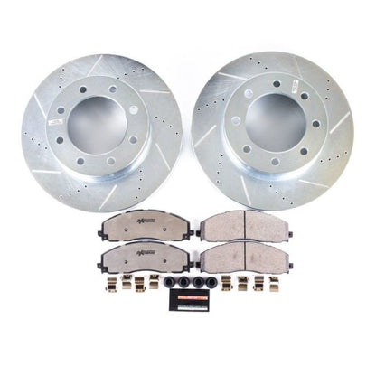 Power Stop 13-16 Ford F-450 Super Duty Front Z36 Kit de freio para caminhão e reboque