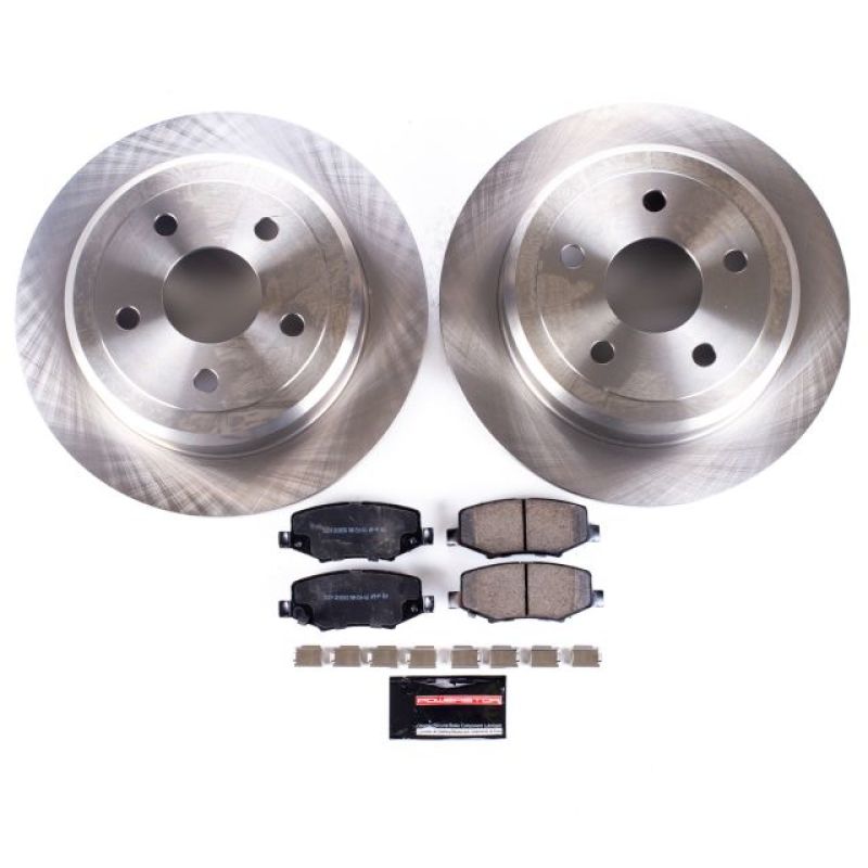 Kit de freio traseiro Autospecialty Power Stop 07-17 Jeep Wrangler