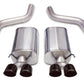 Corsa 2006-2013 Chevrolet Corvette C6 Z06 7.0L V8 Black Sport Axle-Back Exhaust