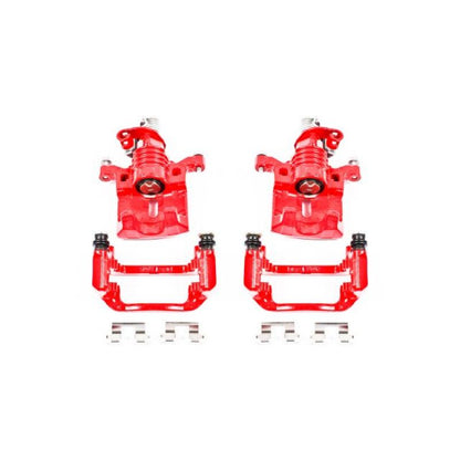 Power Stop 05-09 Buick Allure Rear Red Calipers w/Brackets - Pair
