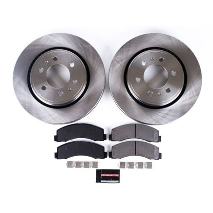 Power Stop 10-18 Ford Expedition Kit de frenos delanteros especiales para automóviles