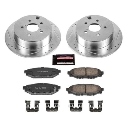 Kit de freio esportivo Power Stop 16-18 Subaru Crosstrek traseiro Z23 Evolution