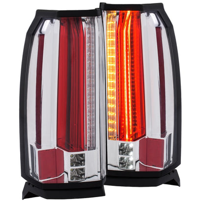 ANZO 2015-2017 GMC Yukon/Yukon XL Lanternas traseiras LED cromadas