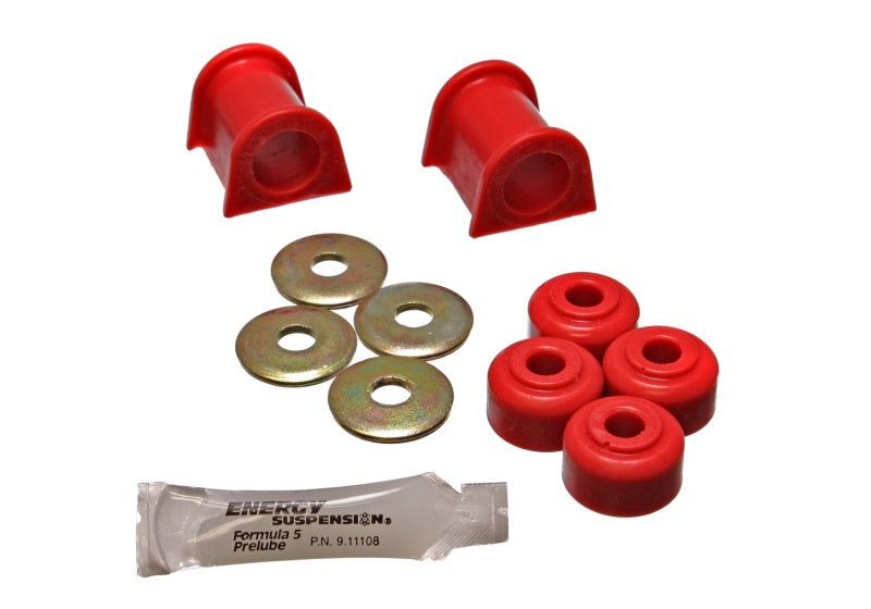 Energy Suspension 90-94 Mitsubishi Eclipse AWD Rojo 20mm Bujes de barra estabilizadora delantera (Extremo de barra estabilizadora enlace b