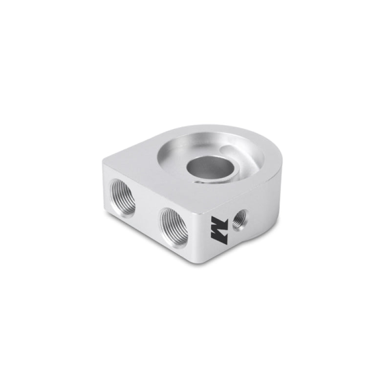Placa de sándwich de aceite Mishimoto Silver M20