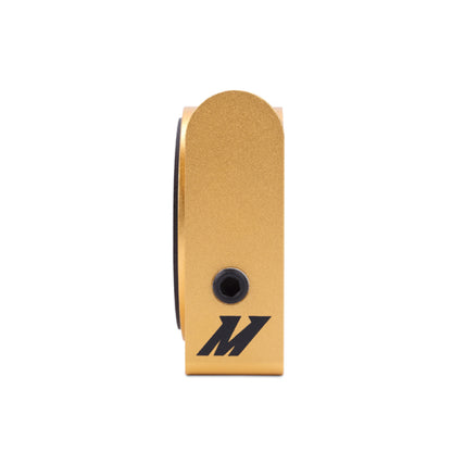 Placa sanduíche de óleo Mishimoto M22 x 1,5 com termostato montado na parte traseira
