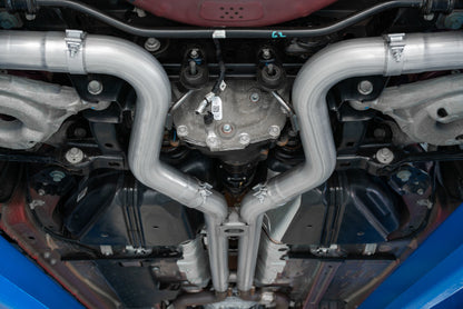 MBRP 18-19 Ford Mustang GT 5.0 3 pol. Traseira traseira bipartida com quatro ponteiras de parede dupla de 4,0 pol. - T304