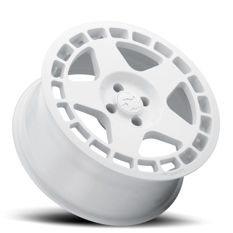 quinze52 Turbomac 17x7.5 4x108 42mm ET 63.4mm Center Bore Rally Roda Branca