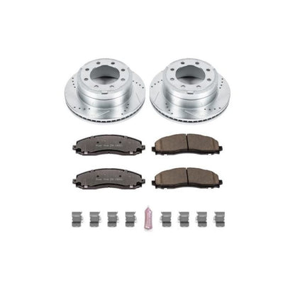 Power Stop 12-19 Ford F-250 Super Duty trasero Z36 Kit de freno de camión y remolque