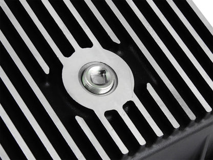 aFe Transmission Pan (Black); Ford Trucks 94-08 AODE