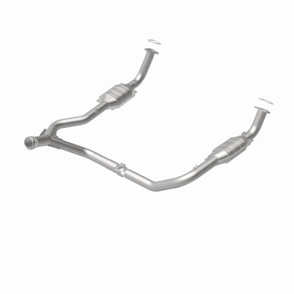MagnaFlow DF Cat. Conv 95-99 Range Rover 4.0/4.6L GEMS Y-Pipe Assembly *NOT FOR SALE IN CALIFORNIA*