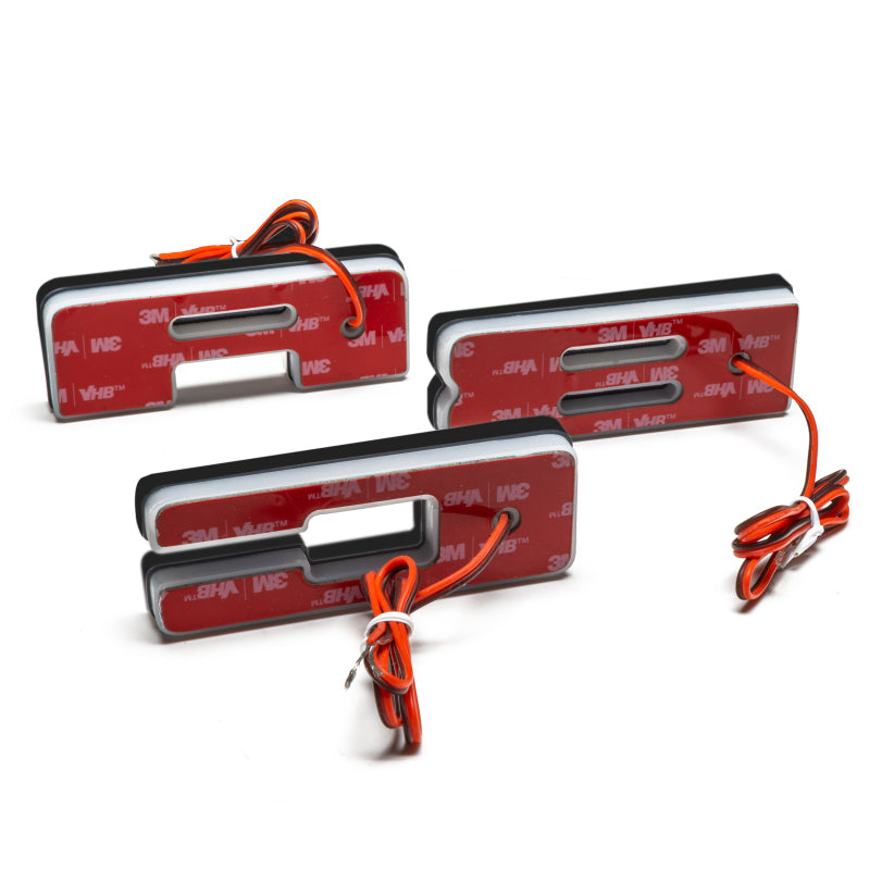 ORACLE Lighting Universal Illuminated LED Letter Badges - Matte Blk Surface Finish - D