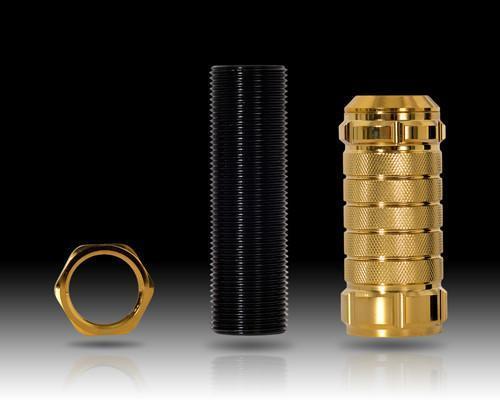 NRG Stealth Adjustable Shift Knob (M10X1.25) Nissan / Mazda / Toyota - Chrome Gold