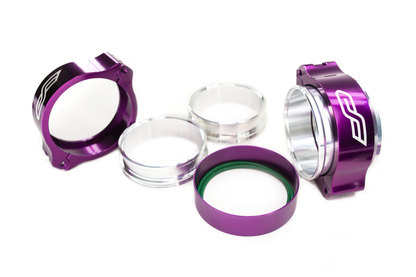 ColorFittings - 2.5" Turbo Clamp w/ Aluminum Ferrules