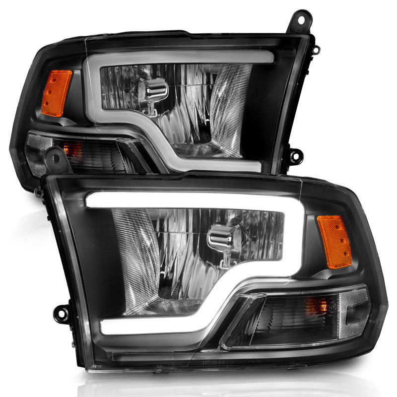 Faros 2009-2018 Ram Faros Delanteros Negros Con LED DRL Para Dodge