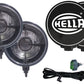 Hella 500 Series 12V Black Magic Halogen Driving Lamp Kit