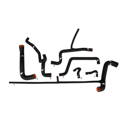 Mishimoto 92-94 Volkswagen Corrado VR6 Kit de manguera de silicona negra