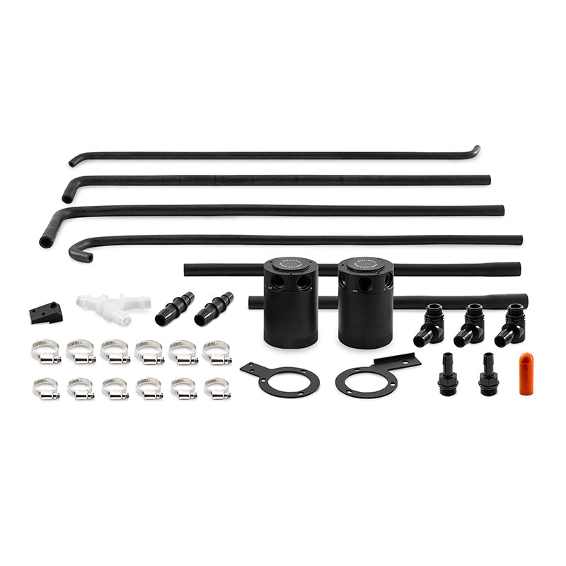 Mishimoto 08-14 Subaru WRX Kit de latas de óleo confusas - preto