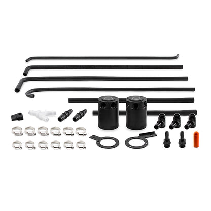 Mishimoto 08-14 Subaru WRX Kit de latas de óleo confusas - preto