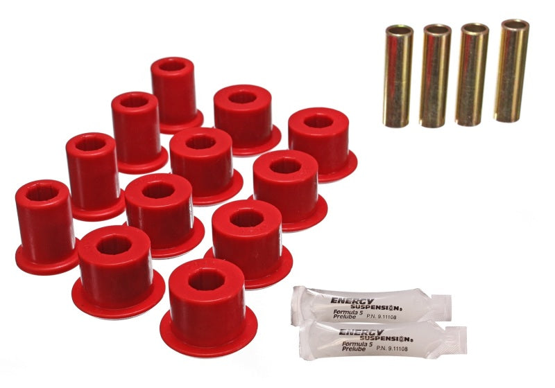 Suspensão Energy 95-97 Toyota Tacoma / 89 4Runner / 89-95 Pick Up Red Leaf Spring Shackle Bush