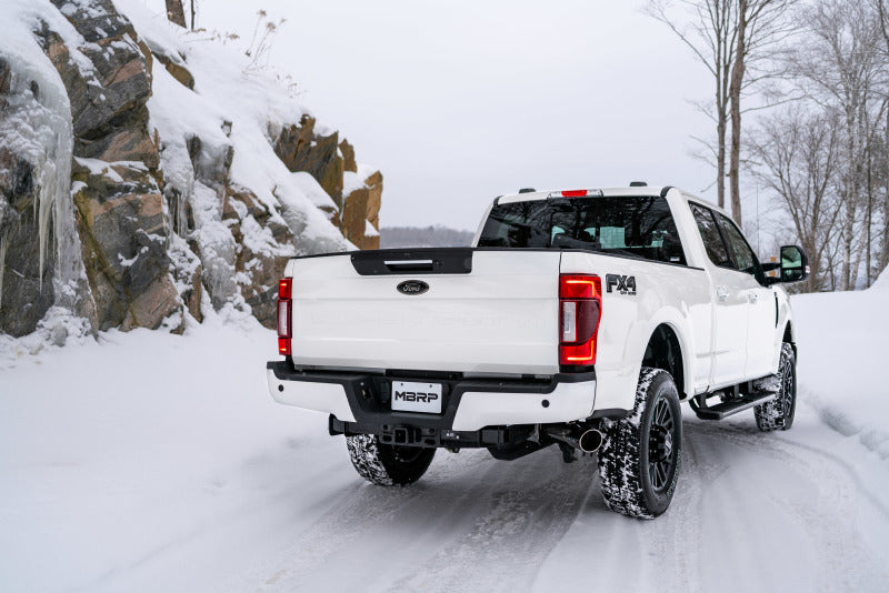 MBRP 2017+ Ford F-250/350 6.2L/7.3L Crew Cab Cat Back 4 de un solo lado