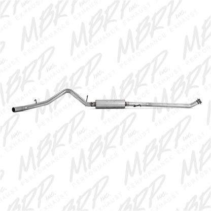 MBRP 2003-2007 Chev/GMC 1500 Classic 4.8/5.3L EC/CC-SB Cat Back Single Side AL P Series Escape