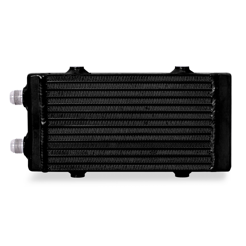 [GARAGE SALE] - Mishimoto Universal Small Bar and Plate Dual Pass Black Oil Cooler