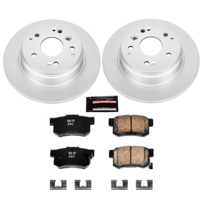 Power Stop 04-08 Acura TL Traseiro Z17 Evolution Kit de freio revestido Geomet