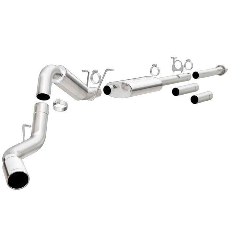 Escape inoxidável Cat-Back MagnaFlow 2015 Chevy Silverado 2500HD 6.0LP/S saída traseira 5 pol.