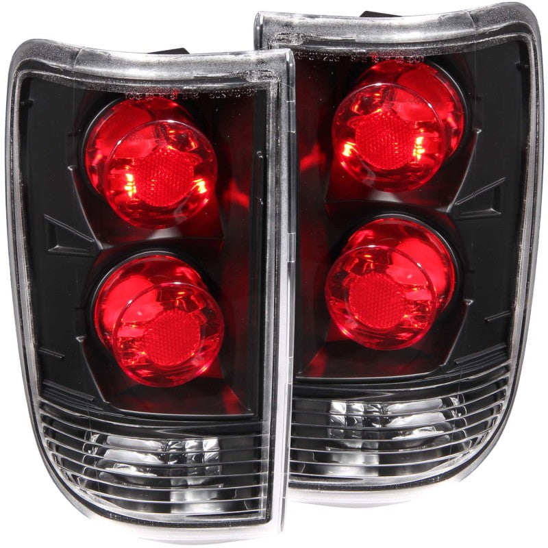 ANZO 1995-2005 Chevrolet Blazer Lanternas traseiras fumaça escura