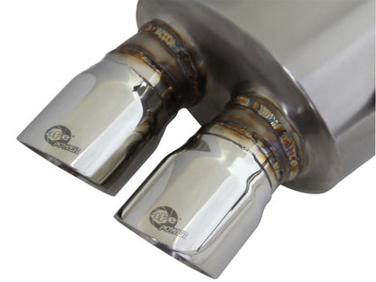 Escape aFe MACHForce Cat-Back SS-304 con puntas pulidas 07-13 BMW 328i (E92/93) L6 3.0L sin turbo