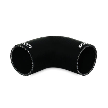 Acoplador de 90 graus preto Mishimoto 3 pol.