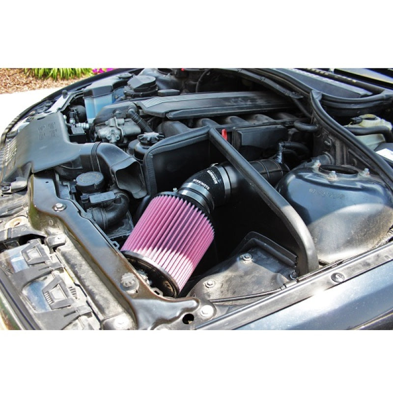 Mishimoto 99-05 BMW E46 323i/325i/328i Performance Kit de admisión de aire frío - Negro