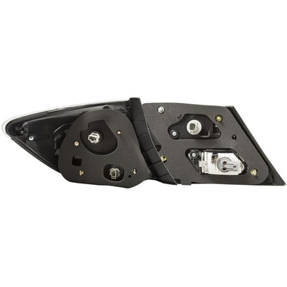 ANZO 2013-2015 Honda Civic (exclui híbrido) Lanternas traseiras LED cromadas