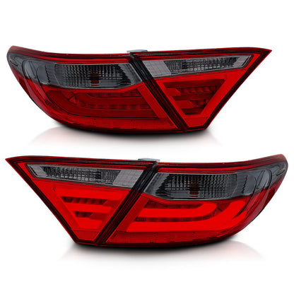 ANZO 2015-2016 Toyota Camry LED lanternas traseiras fumaça