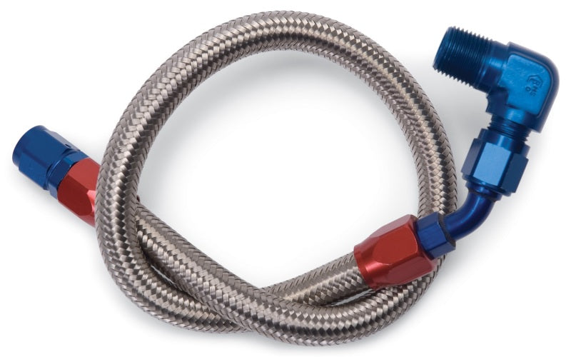 Edelbrock Fuel Line Braided Stainless for BBC ( Use w/ 8134